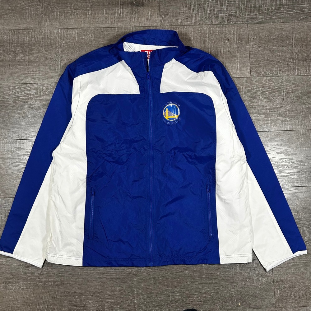 Team‎ 365 Golden State Warriors Track Jacket Full Zip Royal Blue White 2XL